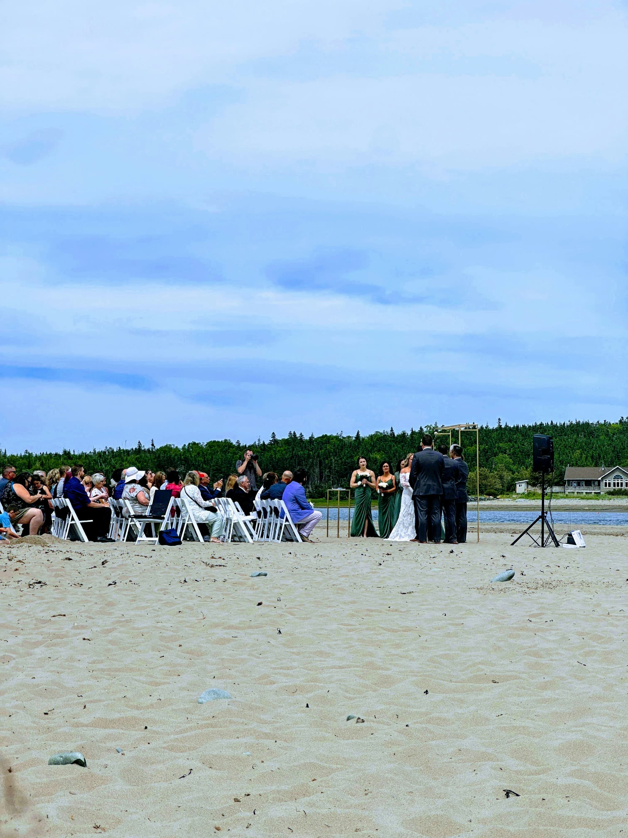 Romantic beachfront wedding ceremony in Phuket Thailand